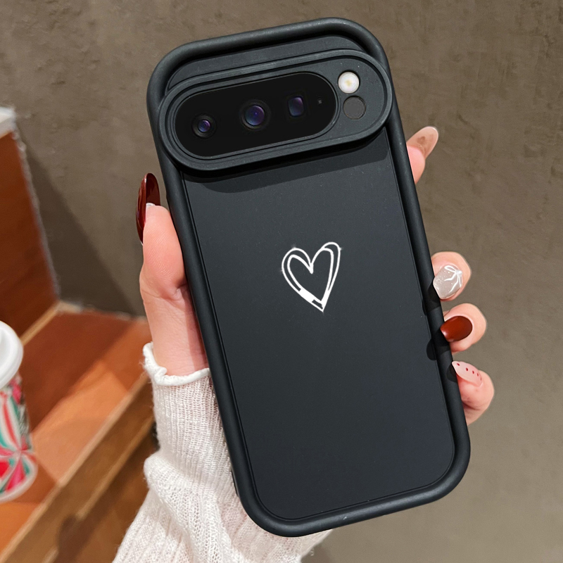 Google Pixel 9 Pro - Coque souple à motif d'amour Simple,