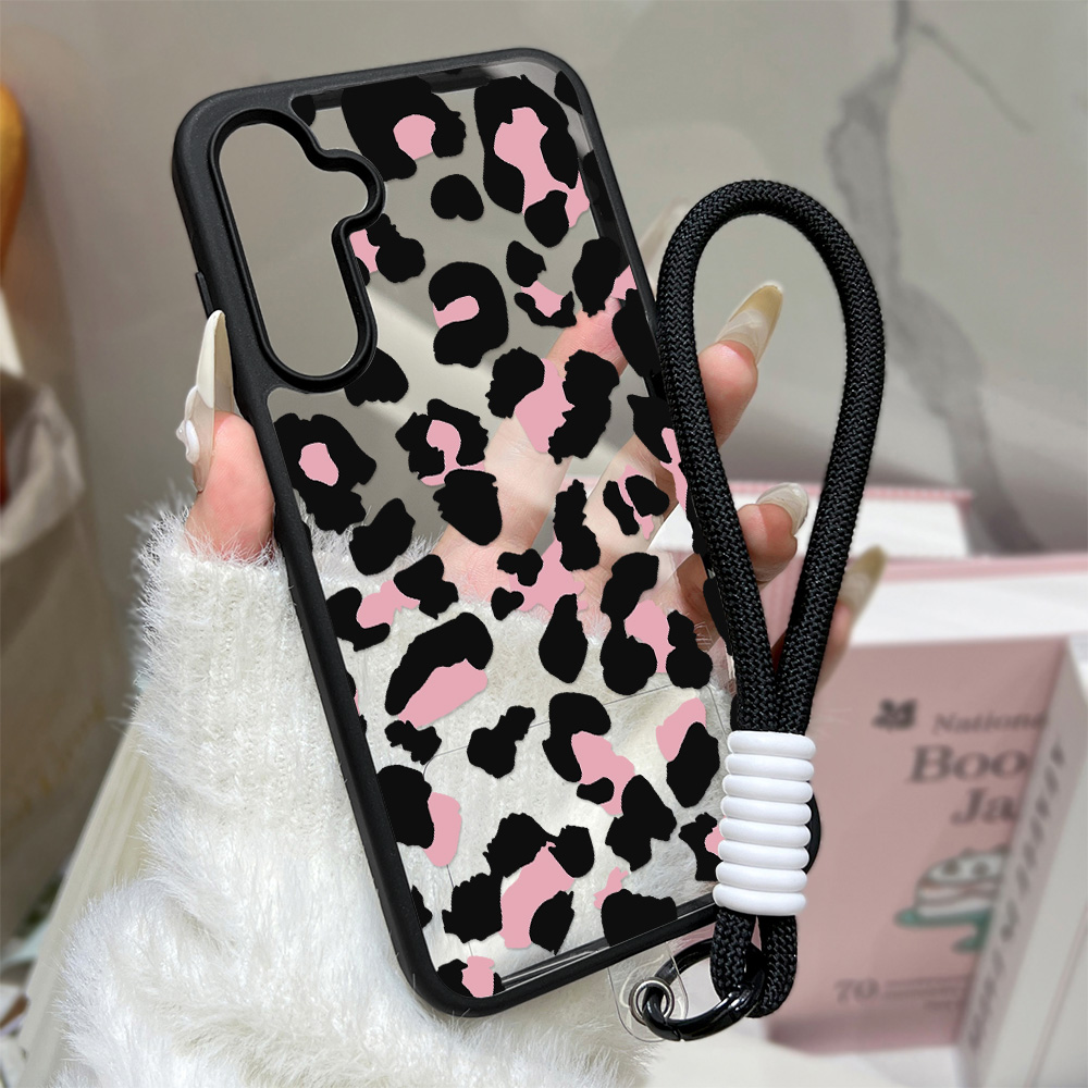 Samsung Galaxy A55 - Coque de téléphone imprimée léopard avec
